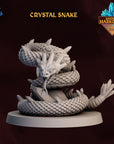 Crystal Snakes of Markorell - 3d Printed Miniature Sculpted by Wishgate Studios