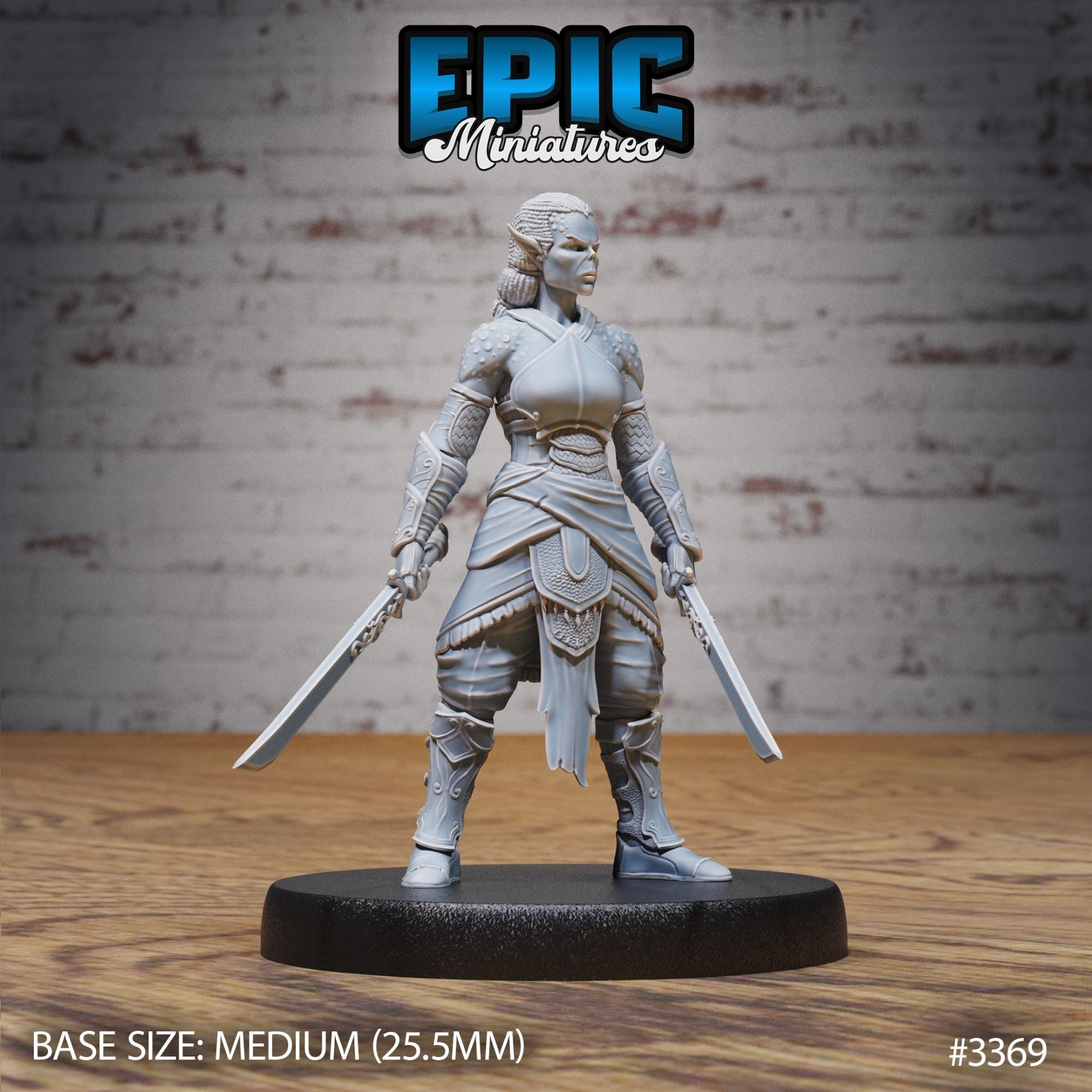 Female Slave Rebel - 3d Printed by Epic Miniatures