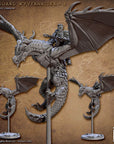 Vanguard Wyvern Riders - Vanguard Fighters Guild - 3d Printed Miniature sculpted by Artisan Guild