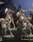 Orc Stormclaw Skirmishers - 3d Printed Miniature by Crippled God Foundry