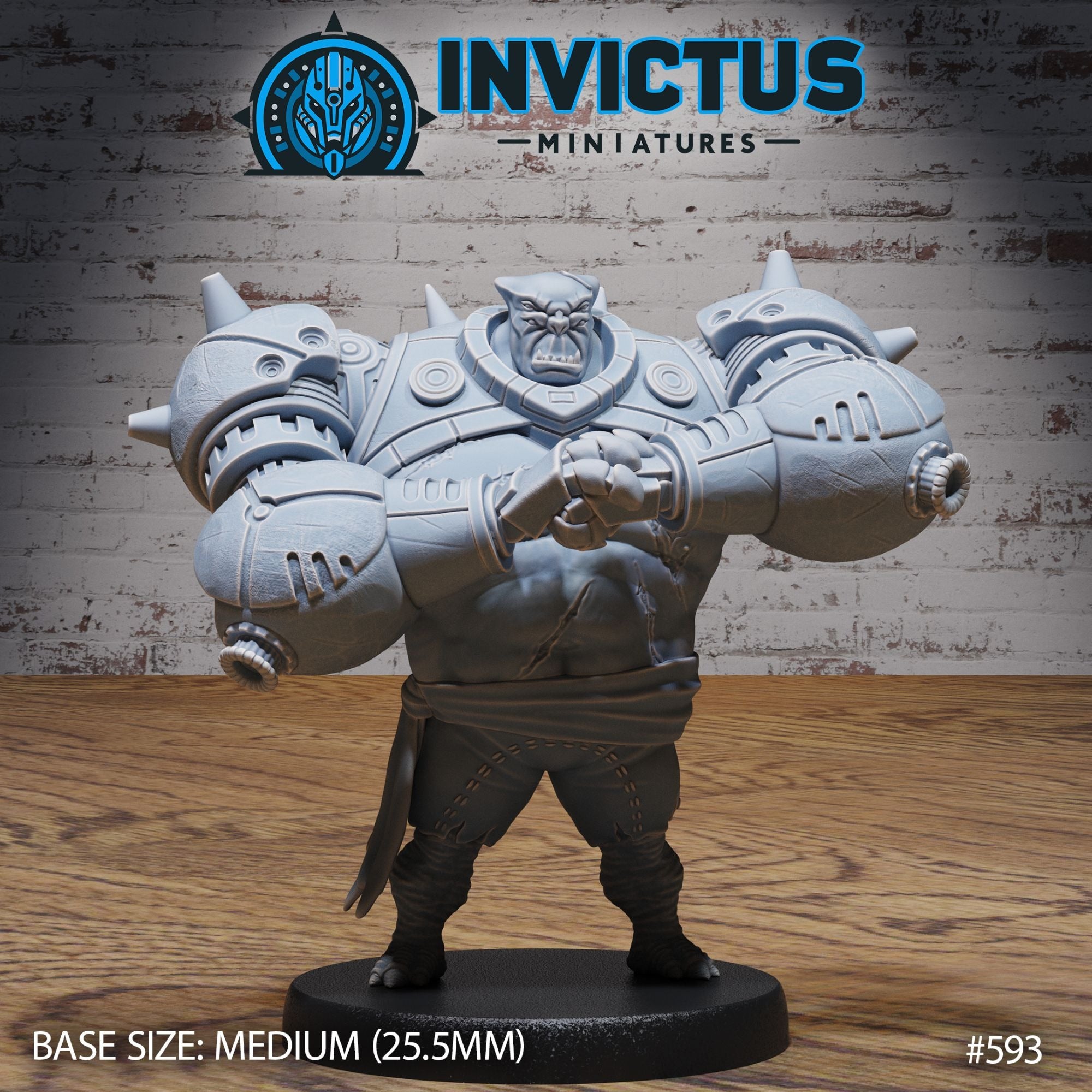 Alien Brute - 3d Printed by Invictus Miniatures