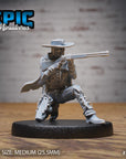 Undead Gunslinger - 3d Printed Miniature