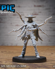 Undead Gunslinger - 3d Printed Miniature