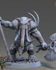 Dourbe Tuskbanner - Oliphaunts of Red Ridge - 3d Printed Miniature sculpted by Daybreak Miniatures