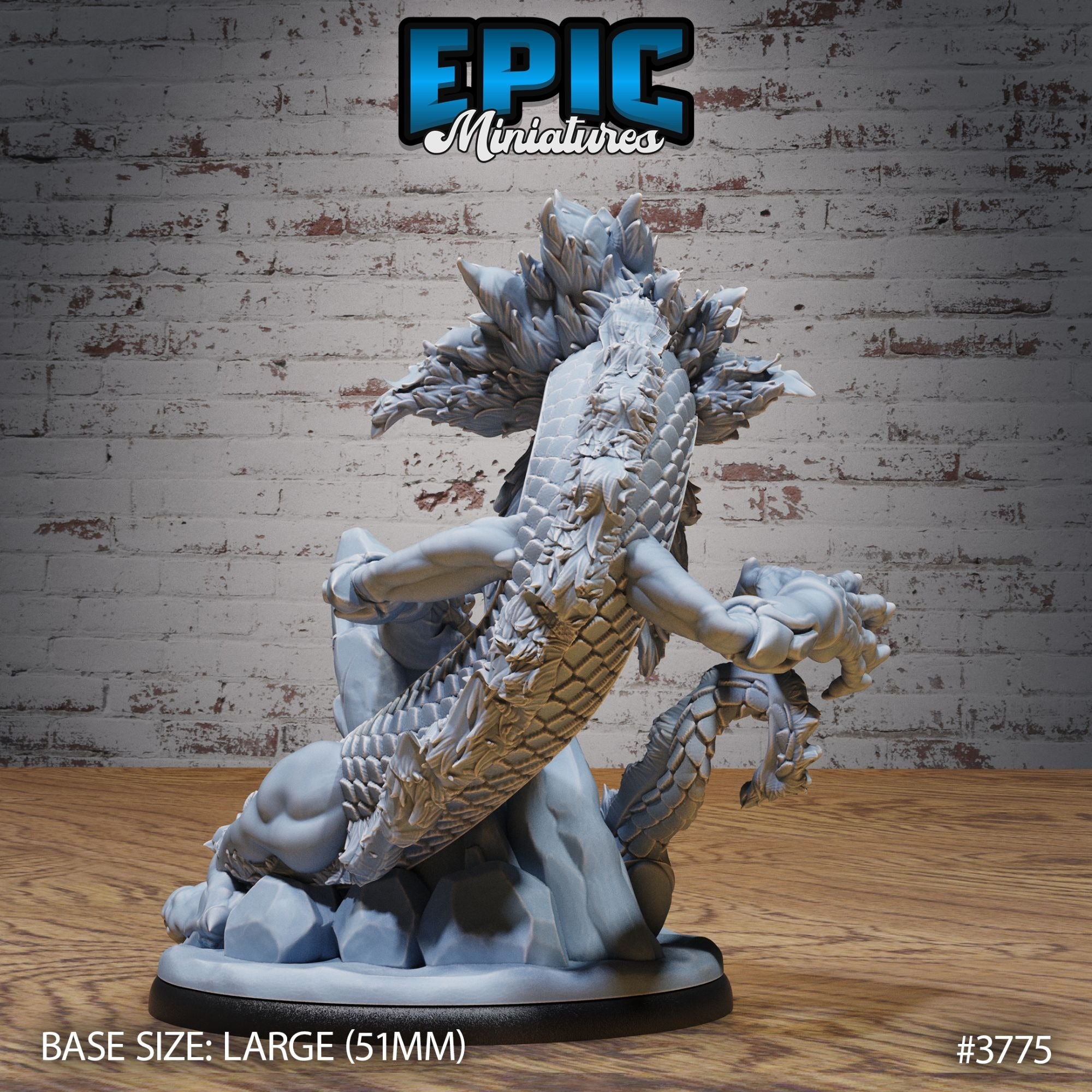 Young Lung Dragon - 3d Printed by Epic Miniatures