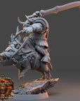 Larnak Skullrend - Ironmane Minotaurs of Emberhold - 3d Printed Miniature sculpted by Daybreak Miniatures