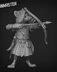 Red Fox Archer - 3d Printed Miniature by Goon Master Games