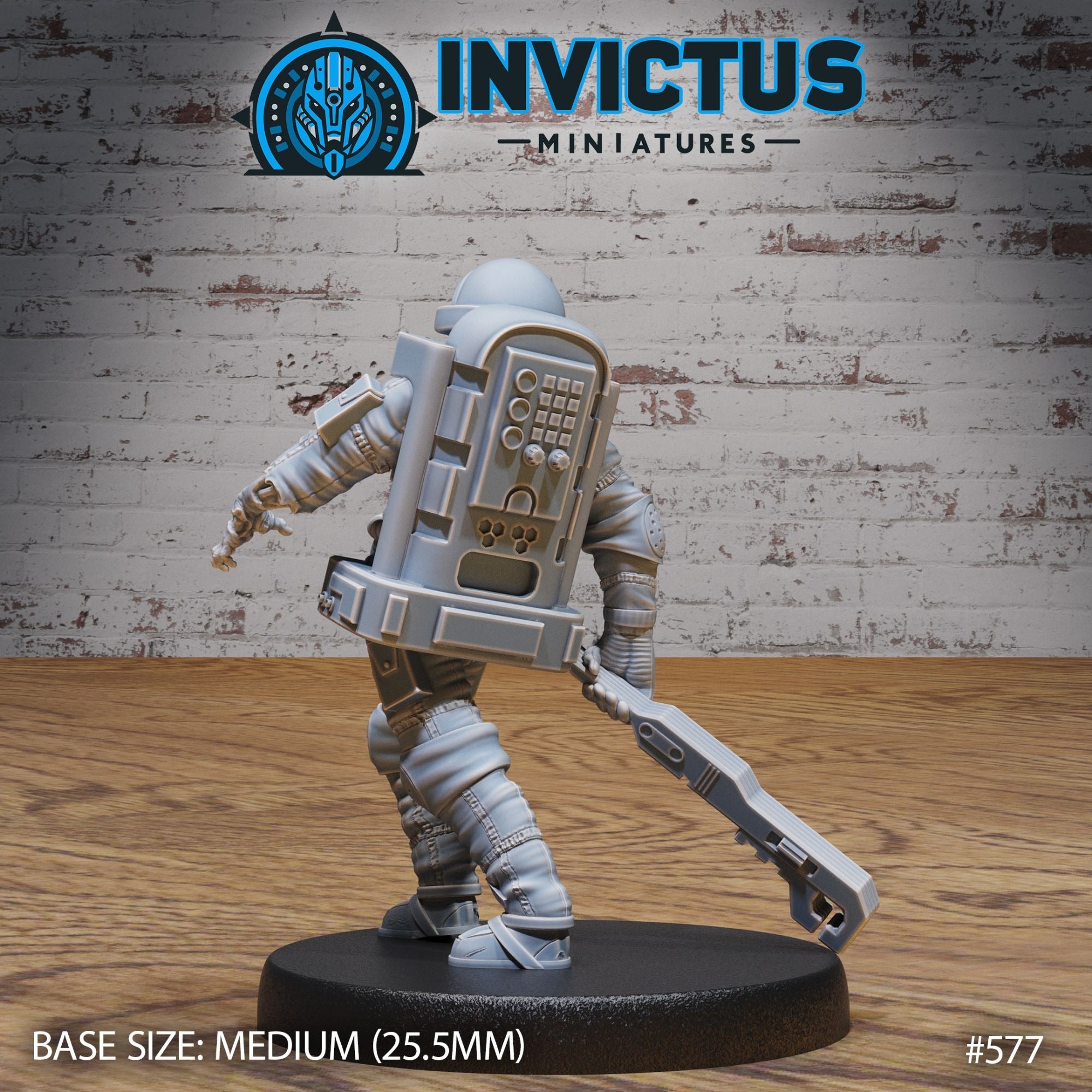 Undead Astronaut - 3d Printed by Invictus Miniatures