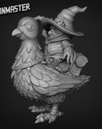 Owlfolk Pigeon Mount - 3d Printed Miniature by Goon Master Games