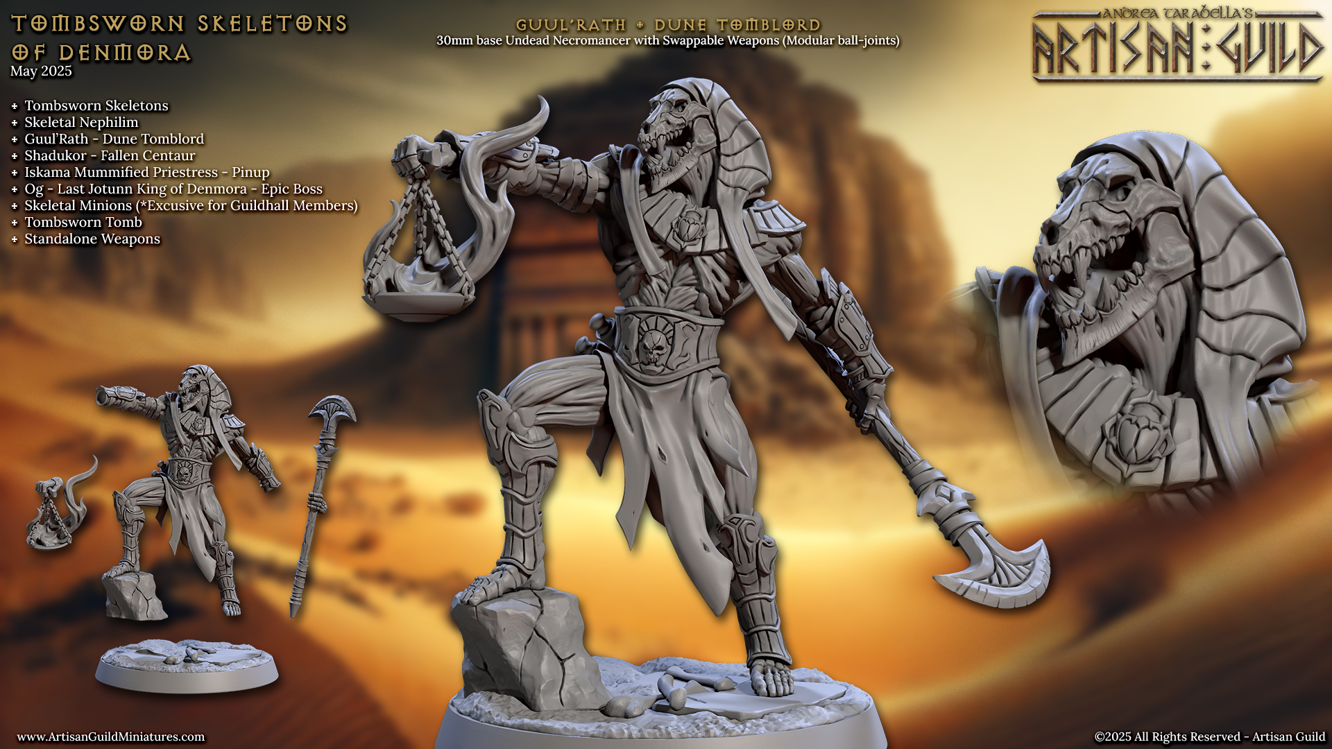 a statue of a man in a desert setting