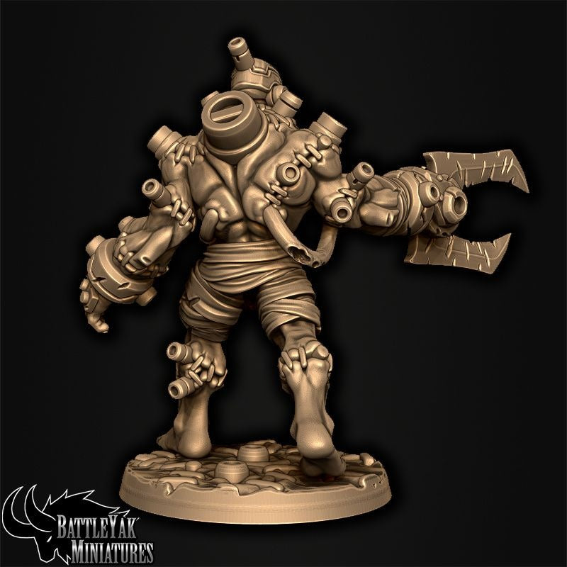 Wargast Kludge-Brute - Blightergast Reanimators - 3d Printed Miniature by Battle Yak Miniatures