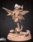 Pixie Cleric - Pixies - 3d Printed Miniature sculpted by Bite the Bullet