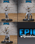 Lion Huntress - 3d Printed Miniature Sculpted by Epic Miniatures