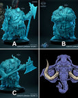 Gristlemaw Ogres - 3d Printed Miniature Sculpted by Mammoth Factory