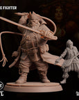 Ogre Fighter - 3d Printed Miniature by Arcane Minis