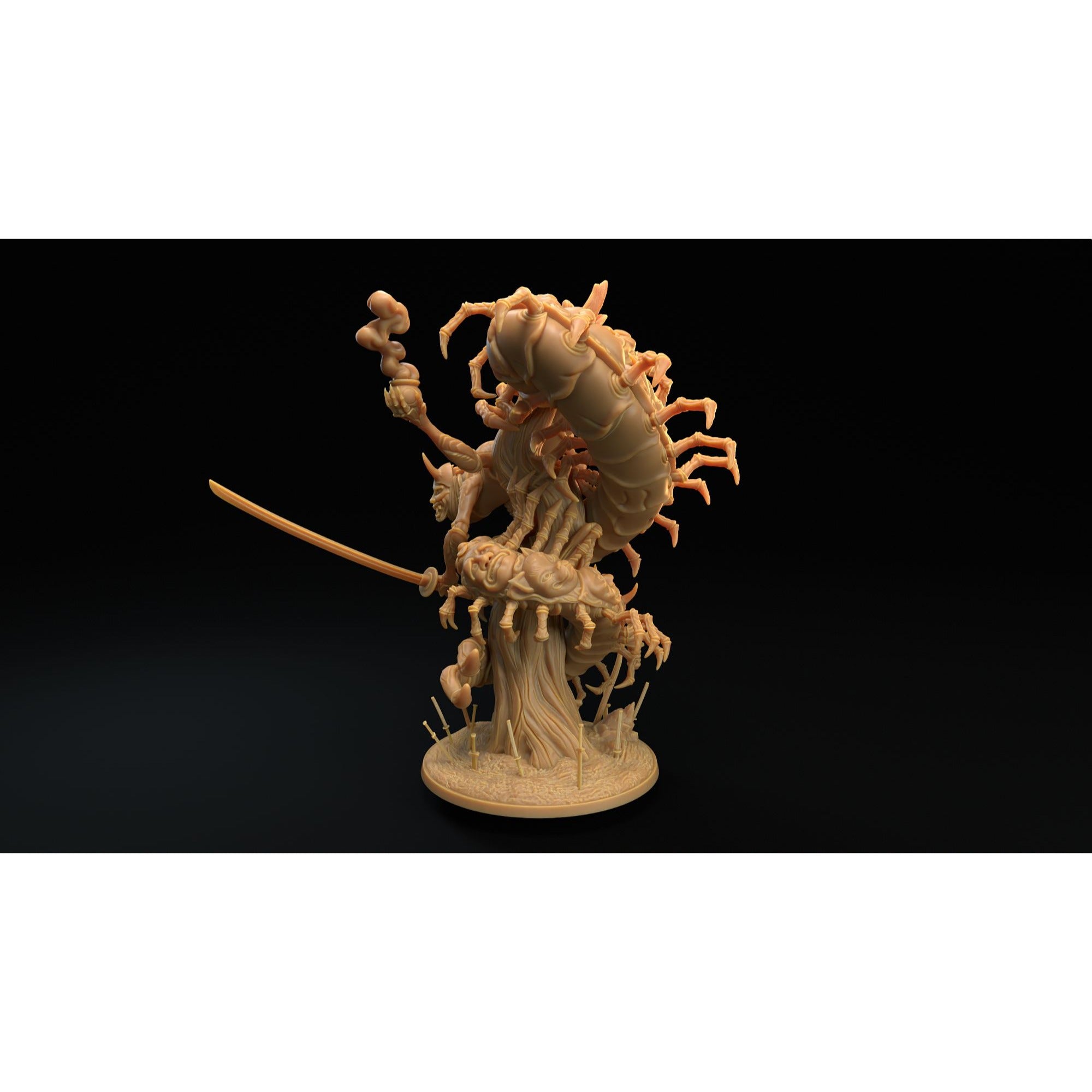 Yukiro, the Face Taker - 3d Printed Miniature by Dragon Trappers Lodge