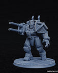 Clockwork Ancient, Space Dwarf Golem Mech - Federation of Tyr - 3d Printed Miniature by Tablehammer