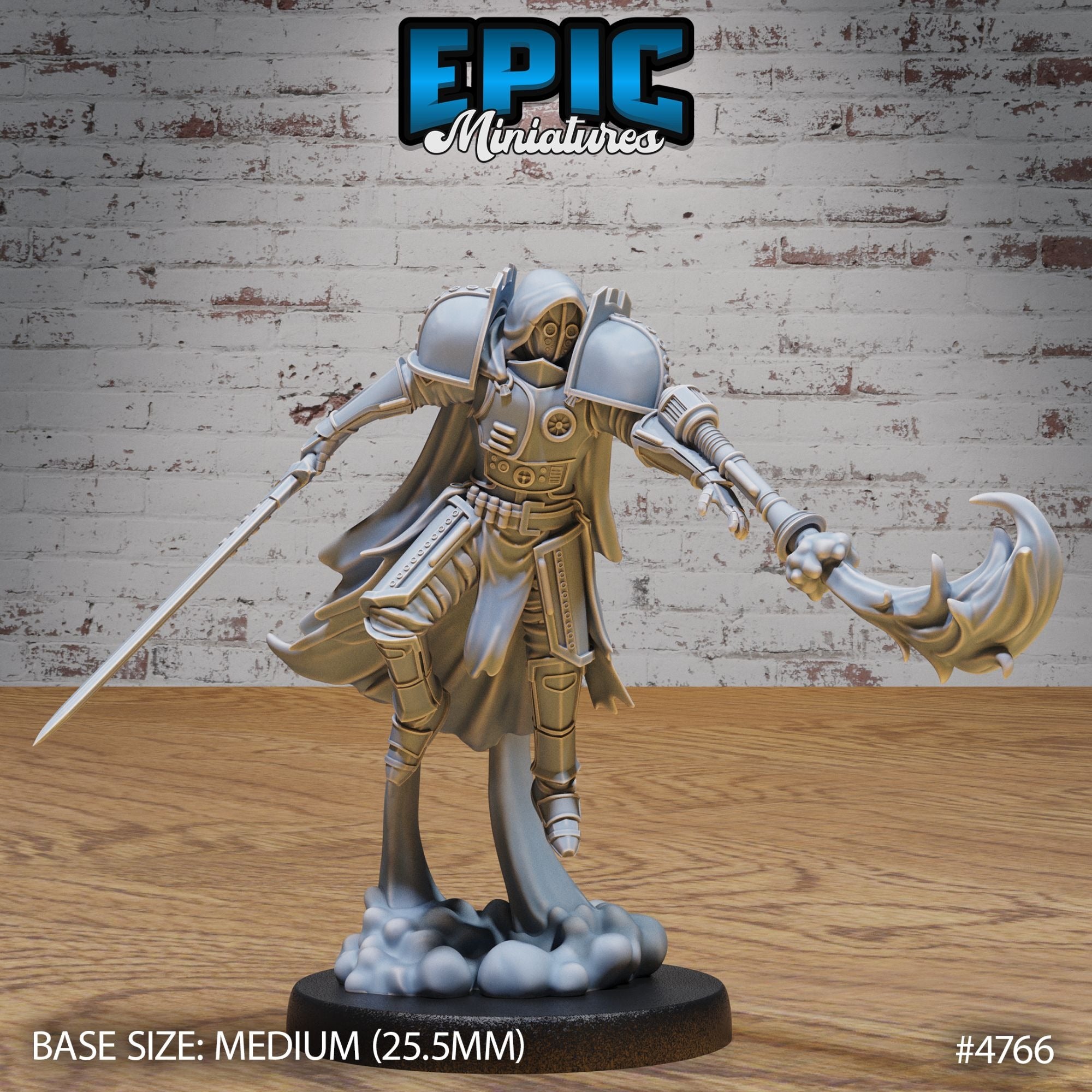 Jetpack Headhunter - 3d Printed Miniature Sculpted by Epic Miniatures