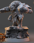 Draknar Bonecrusher - Ironmane Minotaurs of Emberhold - 3d Printed Miniature sculpted by Daybreak Miniatures