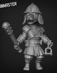 Female Dachsund Warrior - 3d Printed Miniature by Goon Master Games