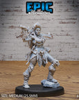 Orc Lady Adventurer - 3d Printed Miniature Sculpted by Epic Miniatures