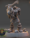 Wight Knight of the Bone Legion - Fallen Camaradas of Tainted Moor - 3d Printed Miniature sculpted by Daybreak Miniatures