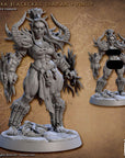 Vesdra, Blackcrag Shaman - Blackcrag Orcs - 3d Printed Miniature sculpted by Artisan Guild