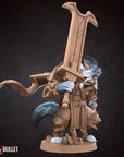 Worgen Warrior - 3d Printed Miniature by Bite the Bullet