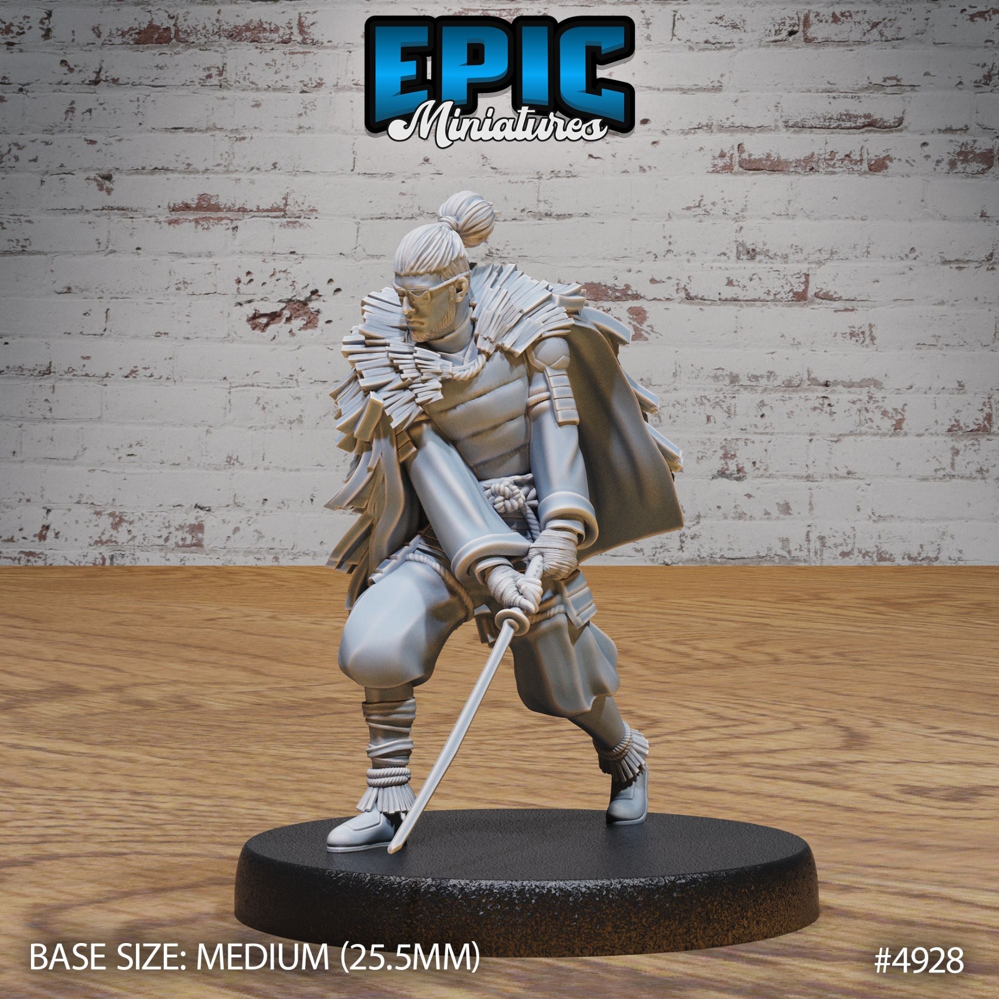 Legendary Ronin - 3d Printed Miniature Sculpted by Epic Miniatures