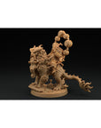 Samurai Celestial, Komainu Mount - Chosen of the Kami - 3d Printed Miniature by Dragon Trappers Lodge