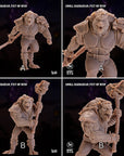 Gnoll Barbarian, Fist of Ruin - 3d Printed Miniature by Arcane Minis