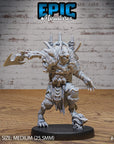 Werewolf Beast King - 3d Printed Miniature Sculpted by Epic Miniatures