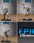 Minotaur Female Warrior - 3d Printed by Epic Miniatures