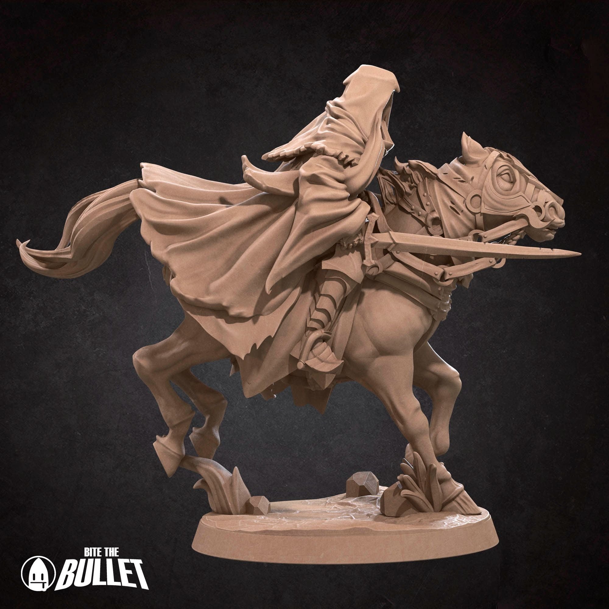 Dark Riders - Bullet Rings: Evil- 3d Printed Miniature sculpted by Bite the Bullet