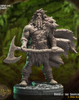 Vardelf the Shapeshifter - 3d Printed Miniature Sculpted by Crippled God Foundry