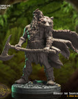 Vardelf the Shapeshifter - 3d Printed Miniature Sculpted by Crippled God Foundry