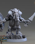 Achilles Broken - Oliphaunts of Red Ridge - 3d Printed Miniature sculpted by Daybreak Miniatures