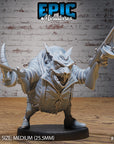 Sewer Rat Godfather - 3d Printed by Epic Miniatures