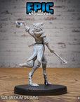 Cat Folk Magician - 3d Printed by Epic Miniatures