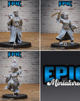 Female Dwarf Wind Mage - 3d Printed by Epic Miniatures