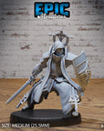 Inquisitor Knight - 3d Printed Miniature Sculpted by Epic Miniatures