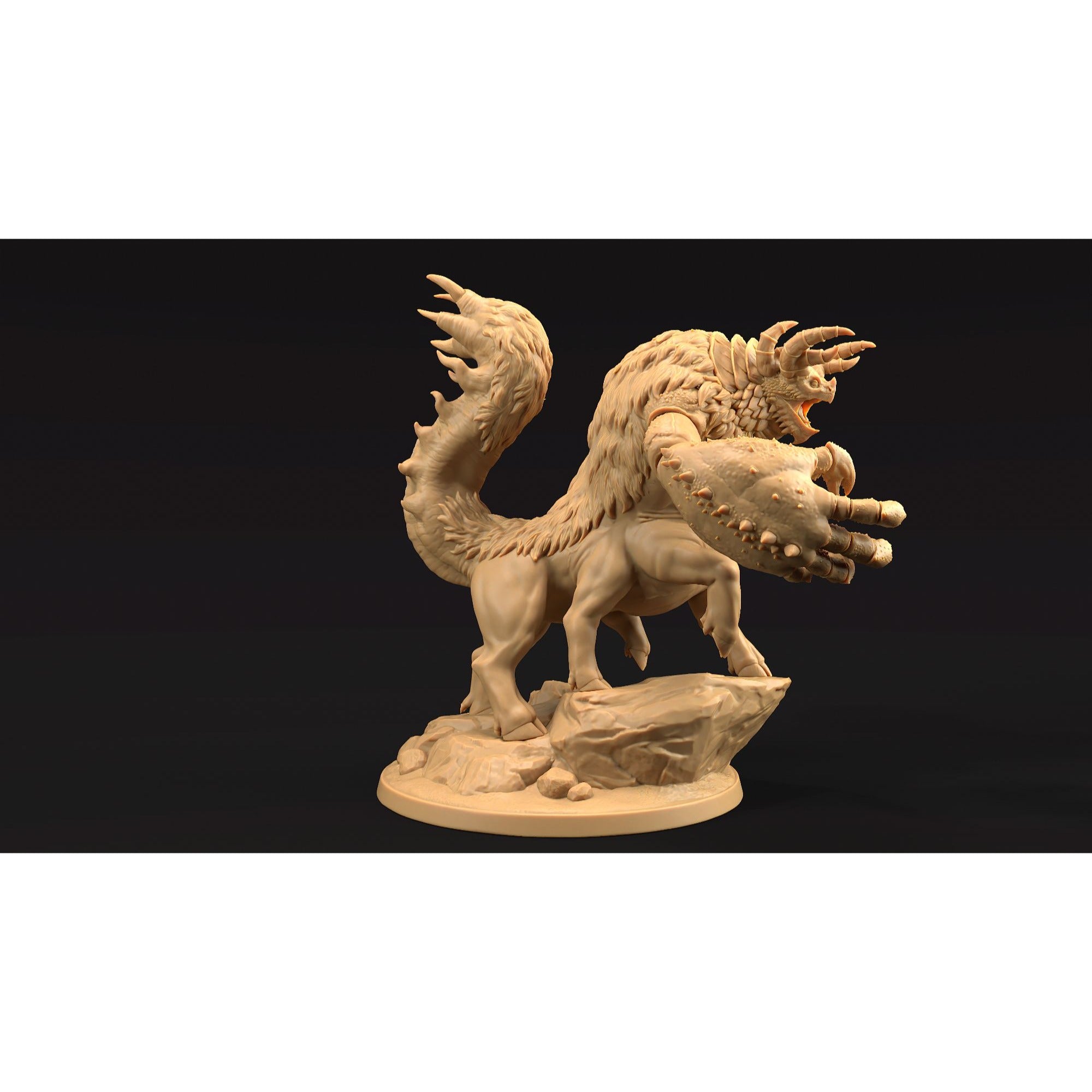 Chimerataur - 3d Printed Miniature by Dragon Trappers Lodge