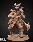 Tiefling Bard (Male) - 3d Printed Miniature by Bite the Bullet