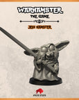 Jedi Hamster - Warhamster - 3d Printed Miniature Sculpted by Apache Studio