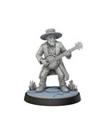 Mad Old Banjo - 3d Printed Miniature Sculpted by Cosmondo