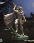 Eoldir, Wood Elf Monster Hunter - 3d Printed Miniature by Crippled God Foundry