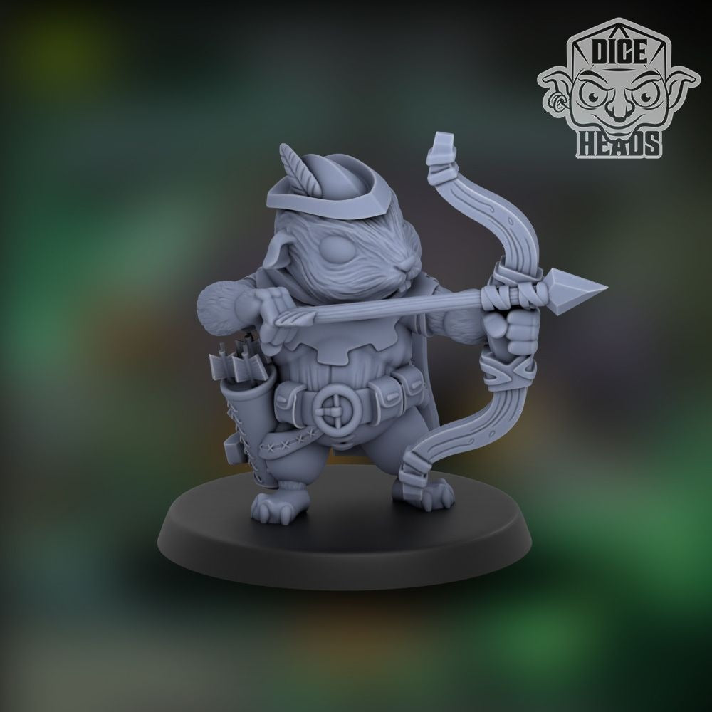 Gallant Guinea Pigs Guild - 3d Printed Miniature by DiceHeads