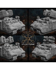 Arctodus Battle Tank - Model Modular Unit 3d Printed Sculpted by Atlan Forge