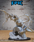 Rotting Young Dragon- 3d Printed by Epic Miniatures