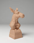 Red Kangaroo Bust - 3d Printed Bust Sculpted by Animal Den